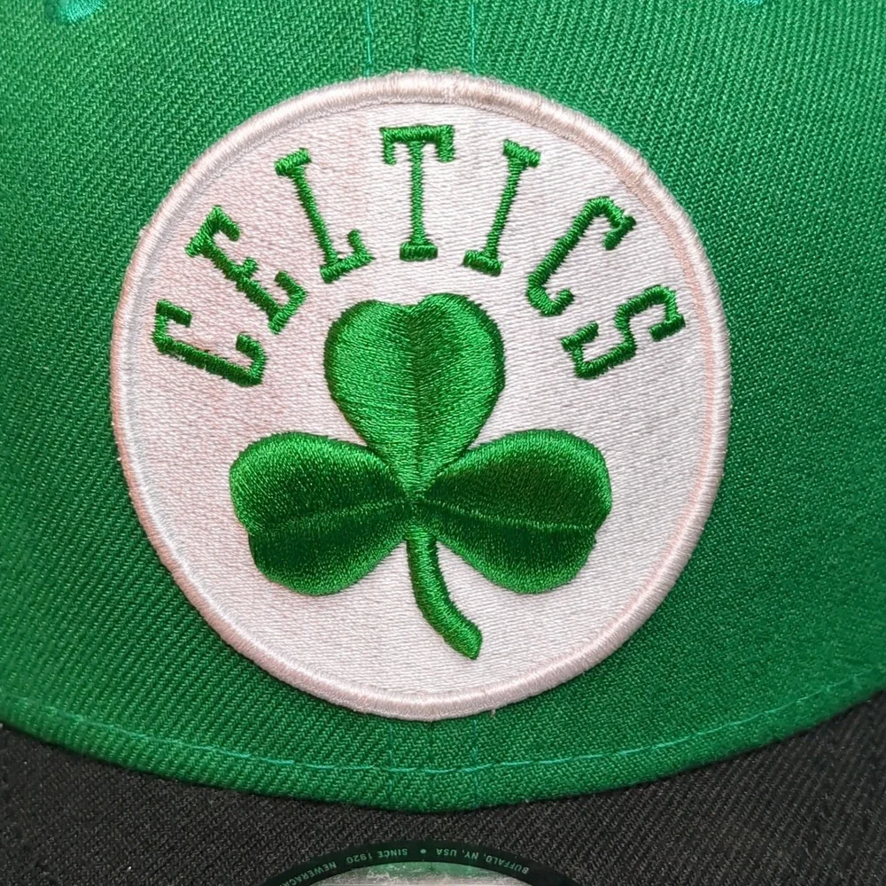 New Era Boston Celtics 2-Tone 9FIFTY adjustable snapback hat.  - Picture 7 of 16